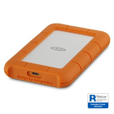 Lacie Rugged 2TB USB-C Portable HDD [STFR2000800] Carousel 2