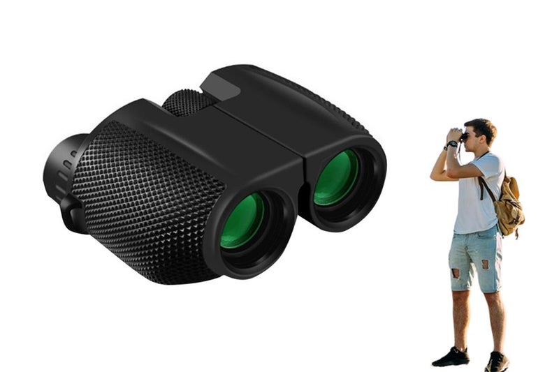 Small Compact Lightweight 10X25 Binoculars Night Telescope For Outdoor Travel Carousel 1