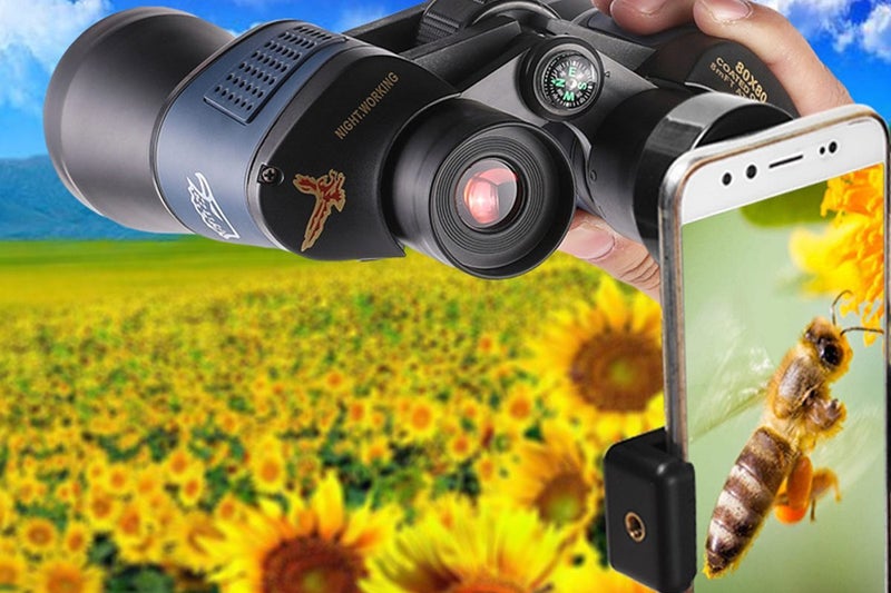 80X80 Binoculars High Power Telescope Low Light Night Vision For Hunting Carousel 2