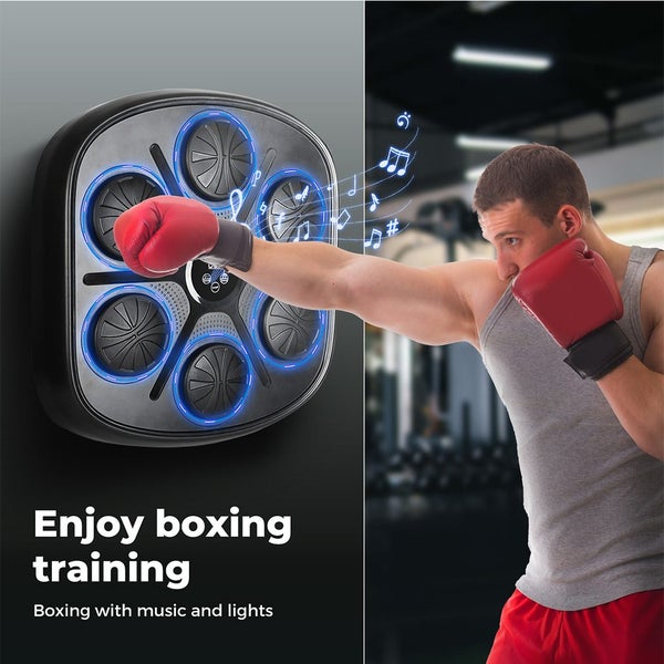 Centra Electronic Punching Box Music Machine Home Training Bluetooth 9 Speeds Carousel 2