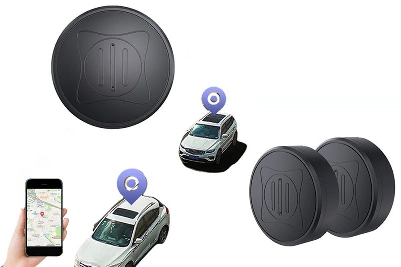 2Pcs GPS Tracker Strong Magnetic Car Vehicle Tracking Anti-Lost Security Locator Carousel 1