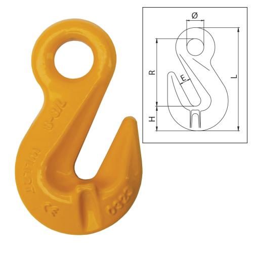 ITM G80 Eye Shortening Grab Hook-6mm Chain Carousel 1