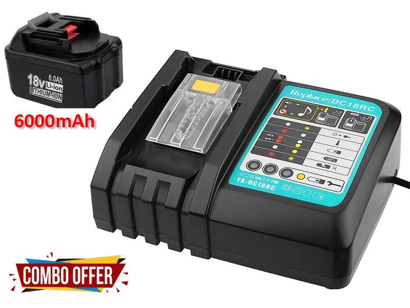 Makita Battery 18V Battery Charger Replacement (OVER STOCKED) Carousel 1