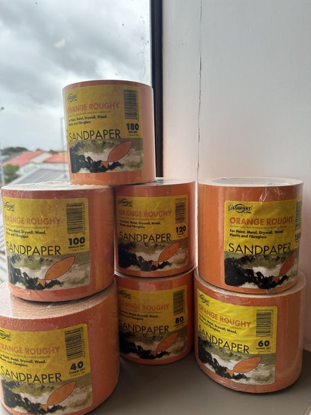 Sandpaper rolls G40 - G180 115mm x 10m Carousel 2