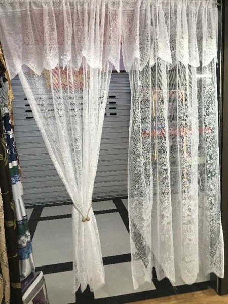 Lace curtain net curtain1.5x1.5m Carousel 1