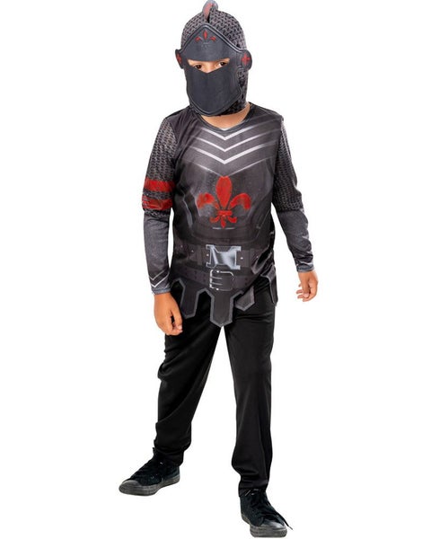 Medieval Black Knight Boys Costume Carousel 1