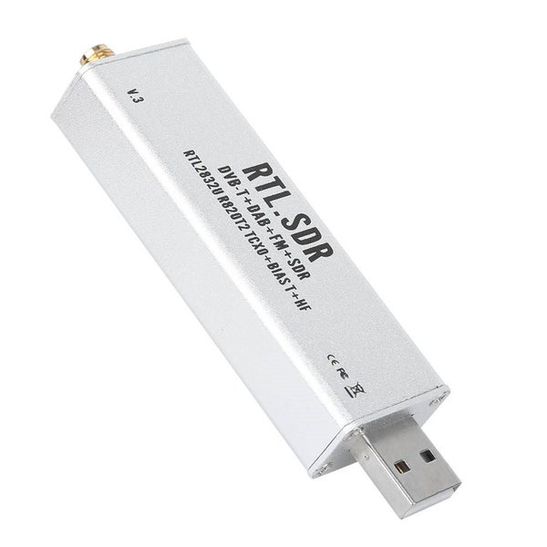 Full Band Receiver RTL-SDR Radio Communication System 0.1MHz-1.7GHz Carousel 1