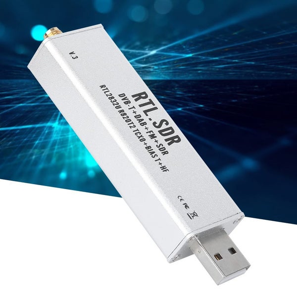 Full Band Receiver RTL-SDR Radio Communication System 0.1MHz-1.7GHz Carousel 5