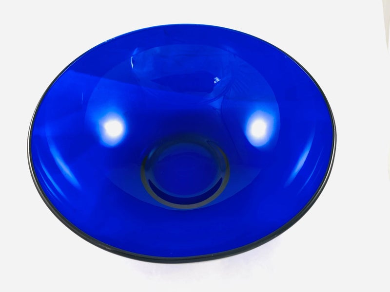 Mid Century Large Cobalt Blue Bowl (18527)62969121852929111
