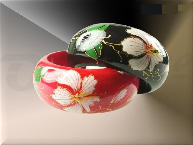 White Flower Bracelet - Choose your colour! Carousel 2