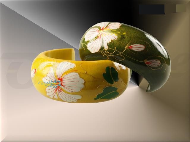 White Flower Bracelet - Choose your colour! Carousel 4