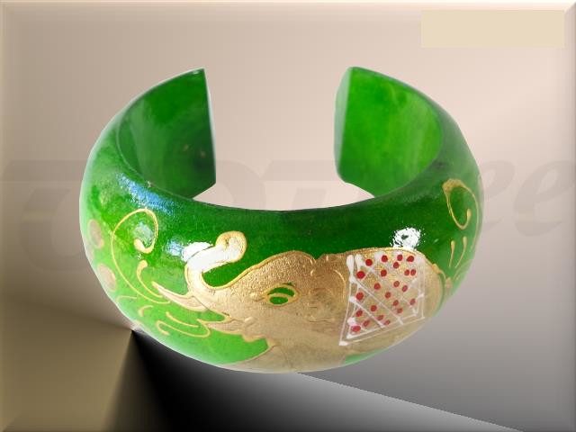 Indian Elephant Bracelet - Choose your colour! Carousel 10