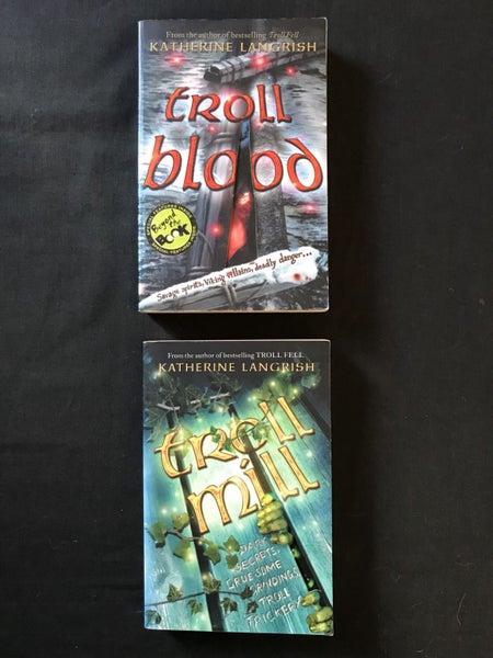 A DUO OF KATHERINE LANGRISH 'TROLL' BOOKS TOGETHER - BESTSELLING AUTHOR Carousel 1