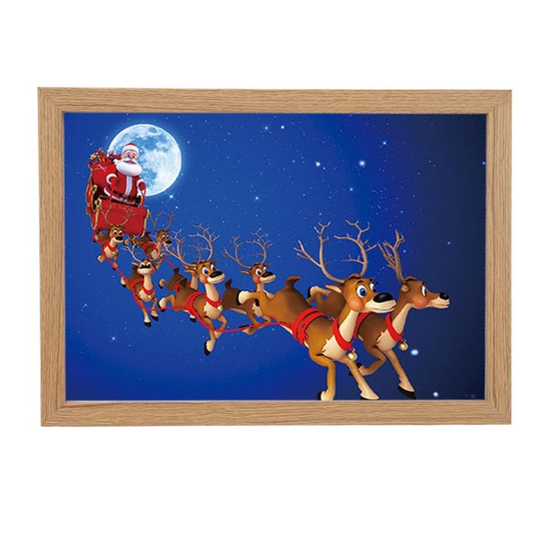 led illuminated painting light photo frame Lighting Painting Decoration 3 Color Carousel 5