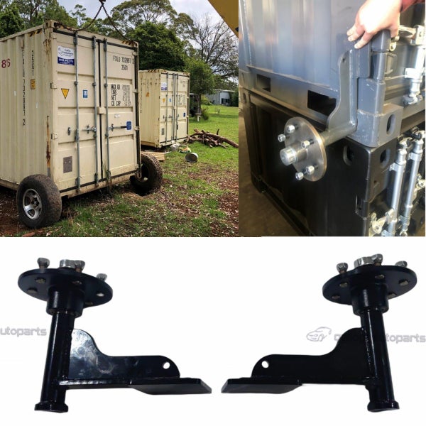 2x Shipping Container Mover Wheels for 20ft and 40ft Shipping Container Carousel 1