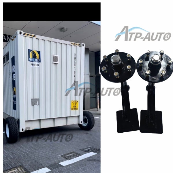 SHIPPING CONTAINER MOVER WHEELS (PAIR) WITH HUB (for LANCRUISER) Carousel 18