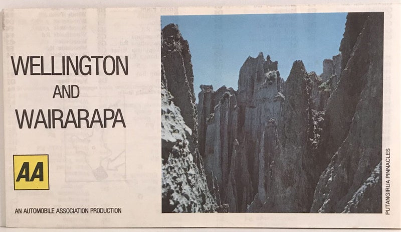AA ROAD MAP: Wellington and Wairarapa circa 1980 Carousel 1