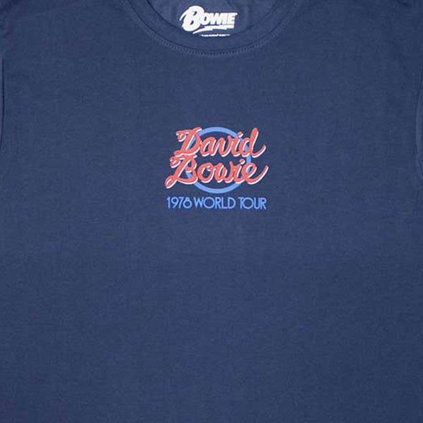 David Bowie 1978 World Tour Mini Logo T Shirt Carousel 2