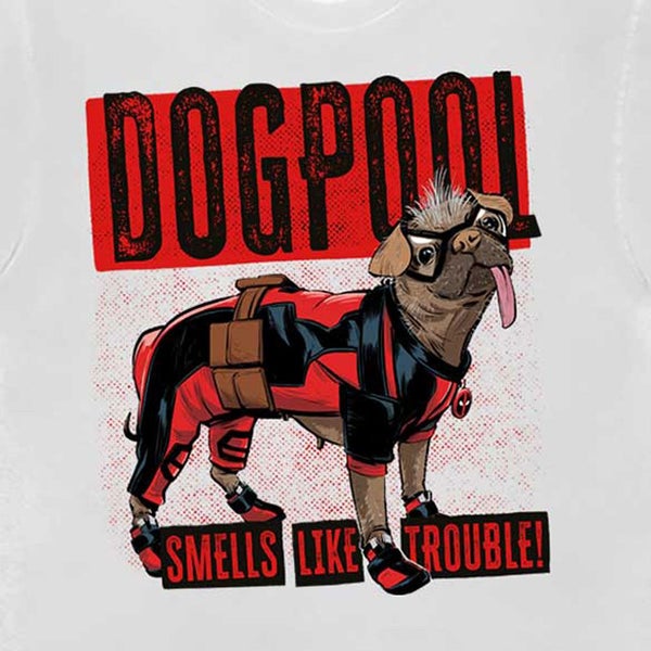 Deadpool Dogpool Smells Like Trouble T Shirt Carousel 2