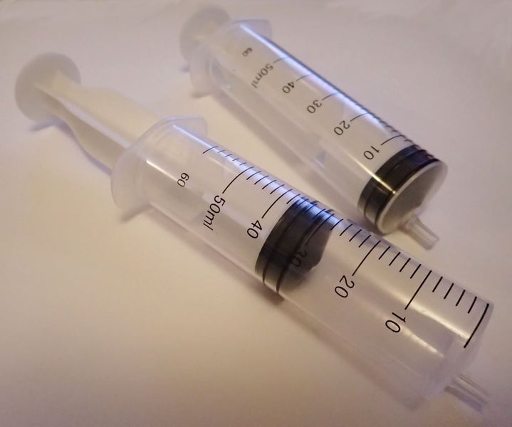 50ml 60ml Animal Feeding Disposable Syringe - Paint, Glue, Resin mixing Carousel 1