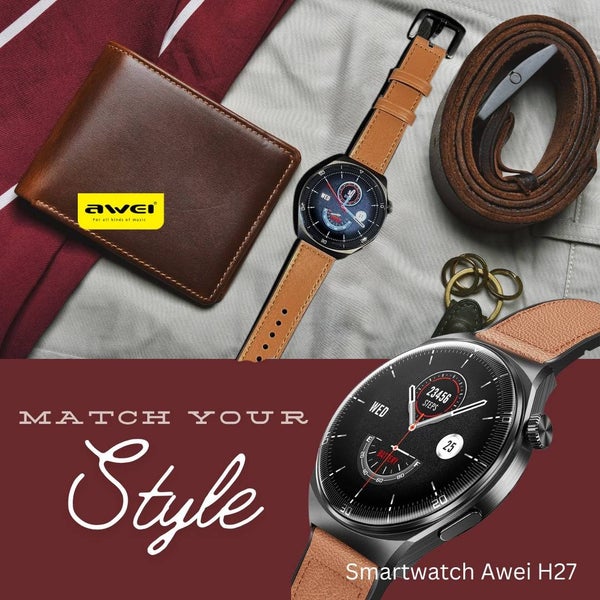 Mens Smartwatch - Sports & Dress Style - Health Tracker - Sports Mode63617612393859111