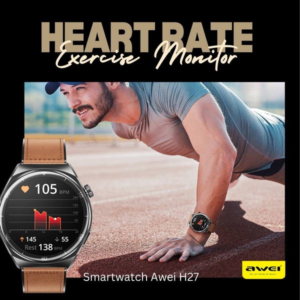 Mens Smartwatch - Sports & Dress Style - Health Tracker - Sports Mode63617612393859114