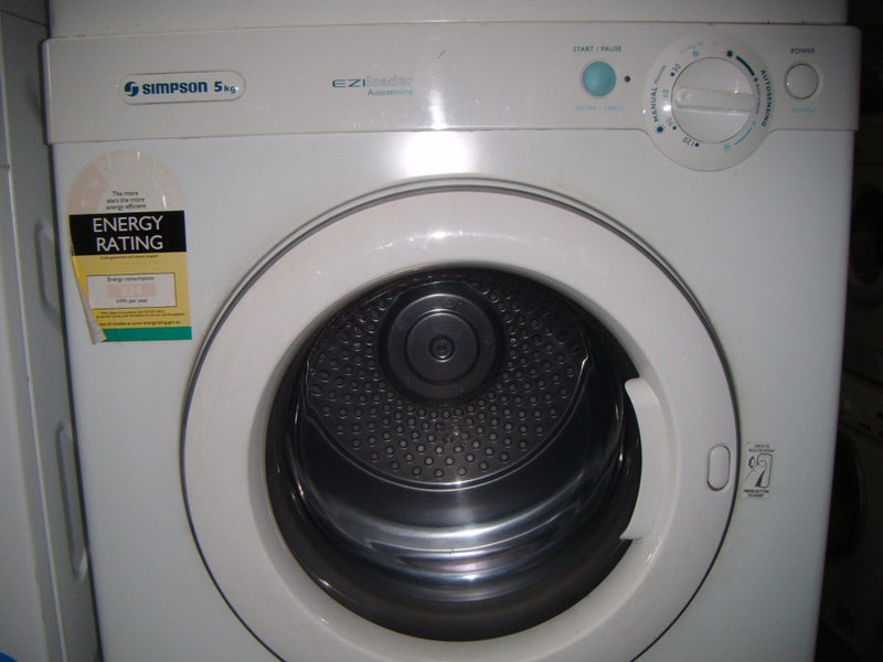 5KG Simpson Dual Heat Dryer ==>> CLEAN & 3 MONTHS WARRANTY Carousel 1