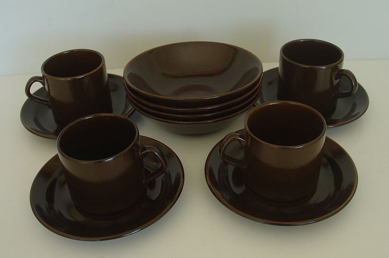Crown Lynn Coffee and Dessert Set Carousel 1