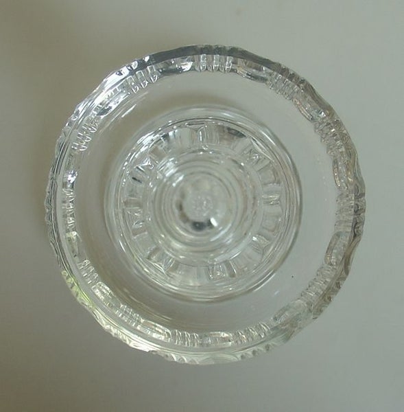 Vintage Faceted Glass Candle Holder Carousel 2