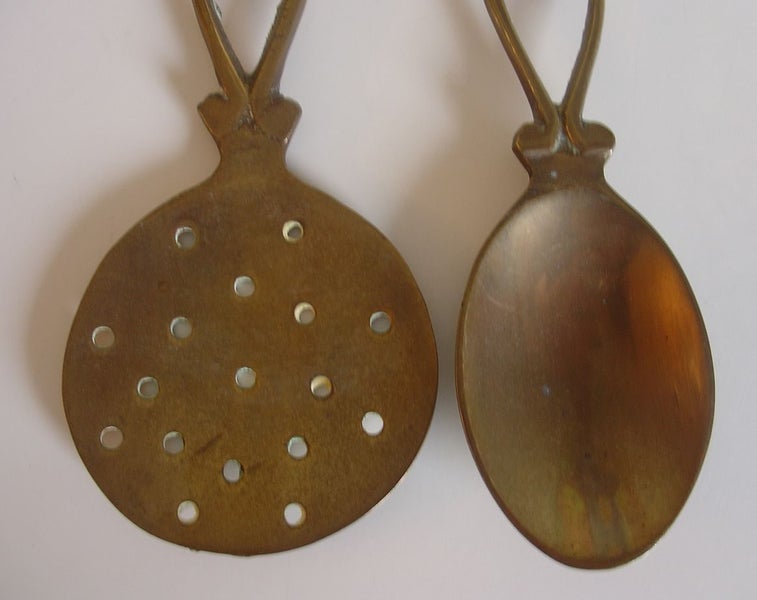 Welsh Brass Love Spoons x 2 Carousel 2