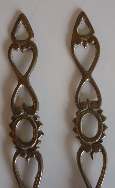 Welsh Brass Love Spoons x 2 Carousel 4