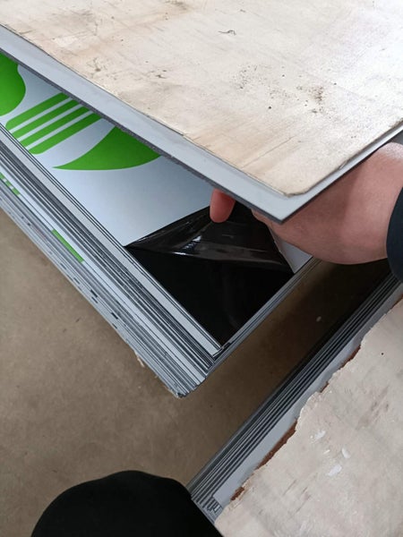 Aluminum Composite Panel ACM 3mm Gloss Black(0.21mm skin) Brand New in Pukekohe. Carousel 1