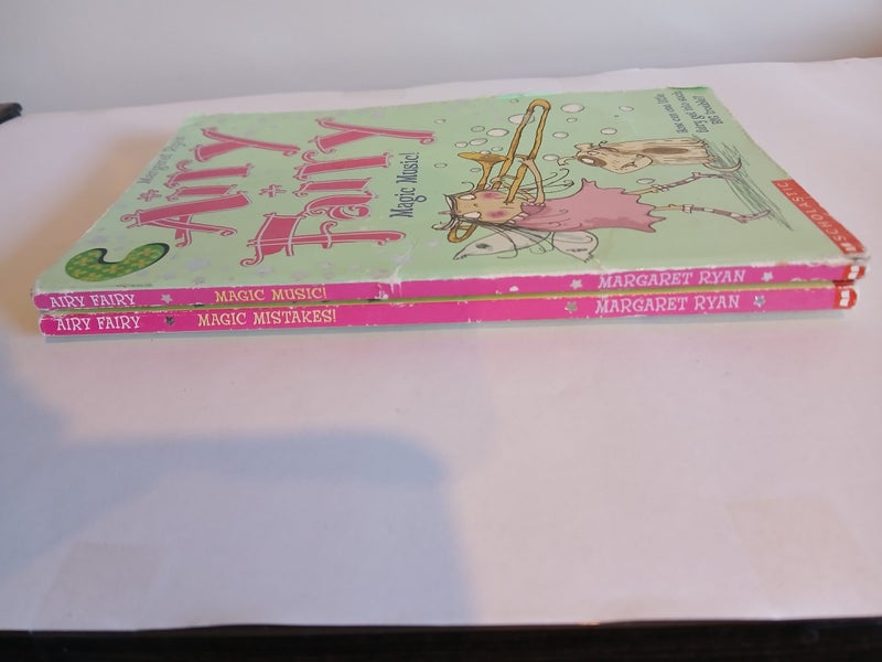 Airy Fairy x 2 Books - Magic Music & Magic Mistake - Margaret Ryan Carousel 2