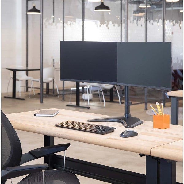 Fellowes Professional Series Freestanding Dual Horizontal Monitor Mount Carousel 7