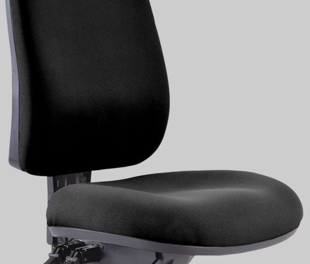 Buro Roma 3 Lever High Back Ergonomic Office Chair, Polished Aluminium Base, ... Carousel 2