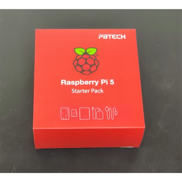 Raspberry Pi 5 4GB Entry Level Starter Kit Pack White Case Edition with 32GB Carousel 2