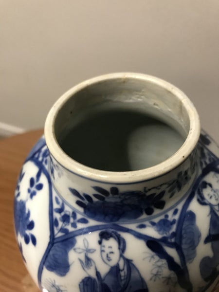 Authentic antique Chinese Kangxi Period vase Carousel 11
