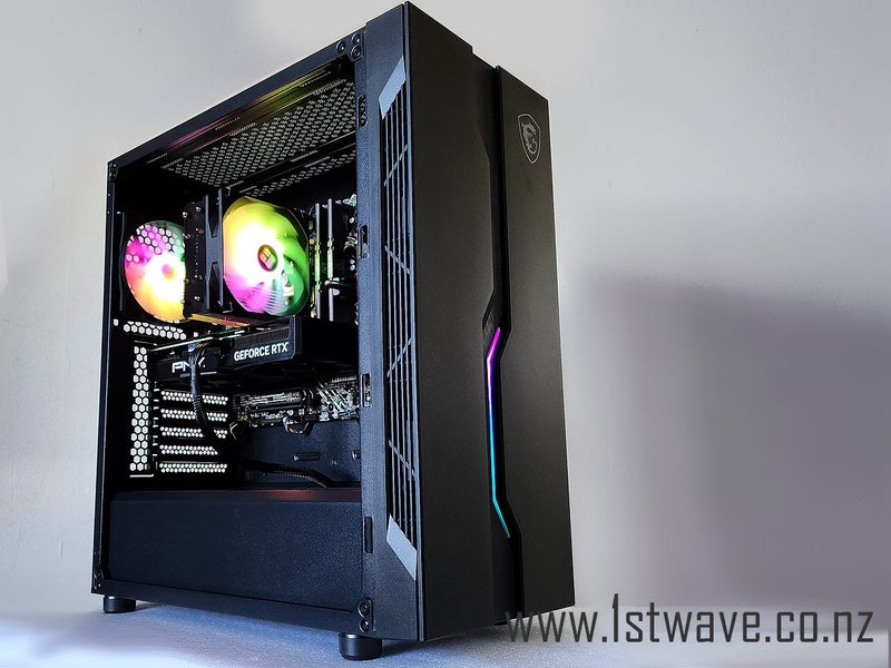 Ryzen 5 7600X RTX 4070 SUPER 1TB NVME SSD 32GB DDR5 WIFI6 BT GAMING PC - 1stWave Carousel 2