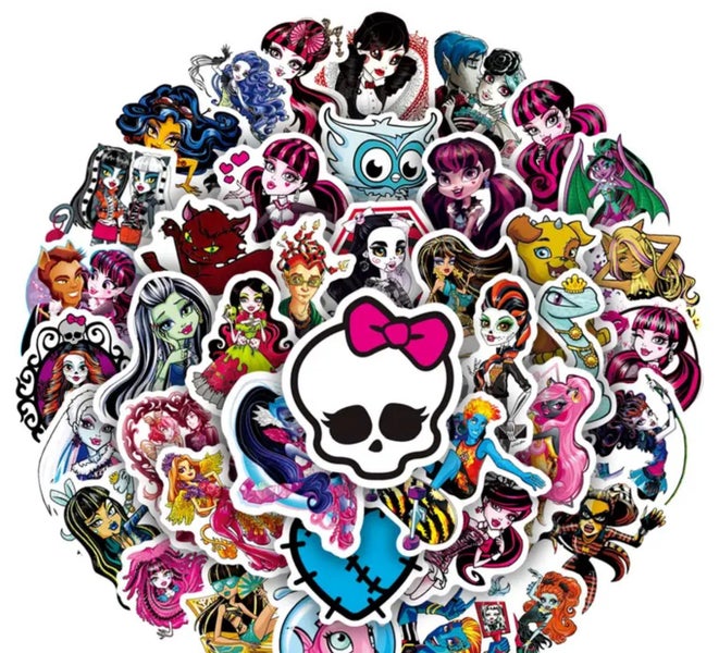 Monster High Stickers 25pk Carousel 1