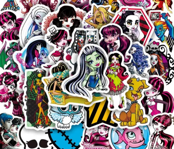 Monster High Stickers 25pk Carousel 2