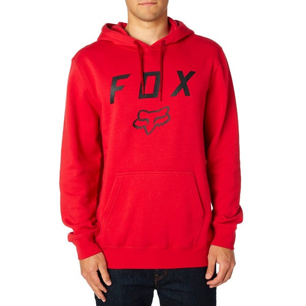 FOX LEGACY MOTH PULLOVER FLEECE [DARK RED] Carousel 1