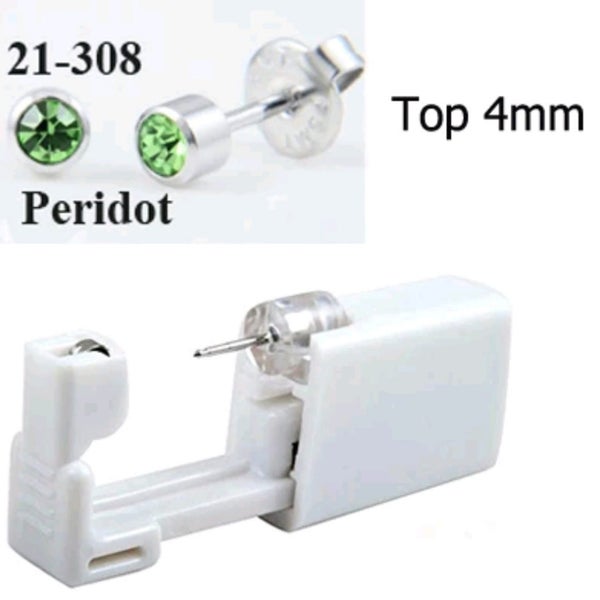 Ear Piercing Units/Guns. Peridot/August. Carousel 1