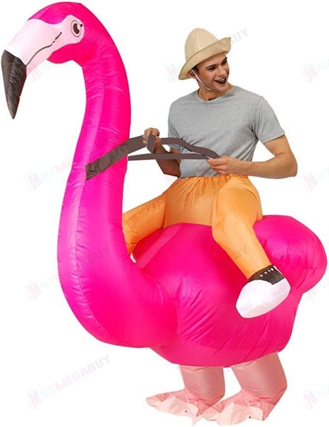 Inflatable Flamingo Costume Carousel 2