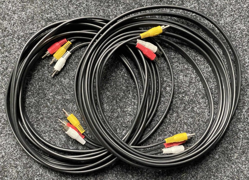 Audio/Video Cable 5m RCA Cinch <> RCA Cinch (2x Cables) Carousel 1