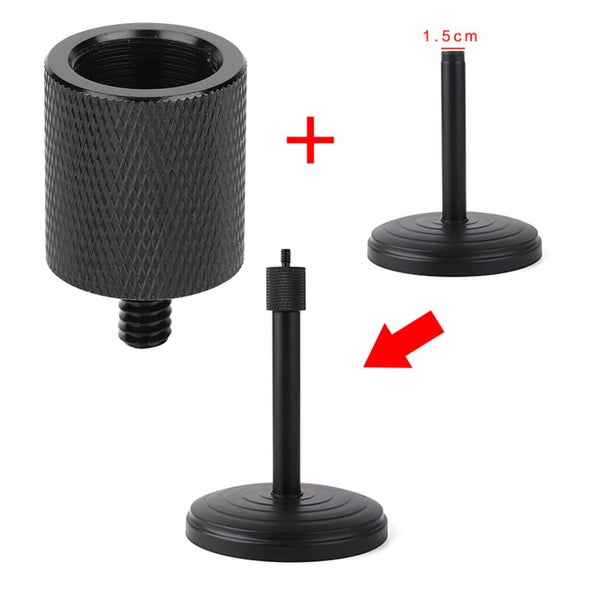 camera mic adapter screw Metal 5/8" Female to 1/4" Male Adapter Screw Connector Carousel 2