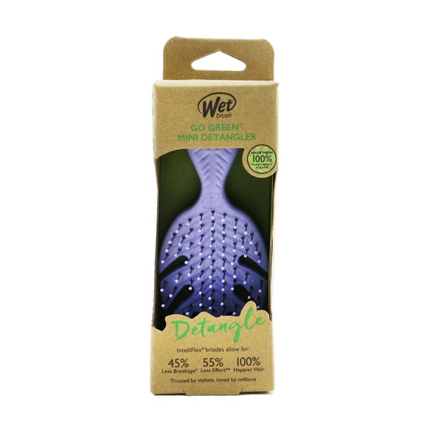 Wet Brush Go Green Mini Detangler - # Purple 1pc Carousel 1