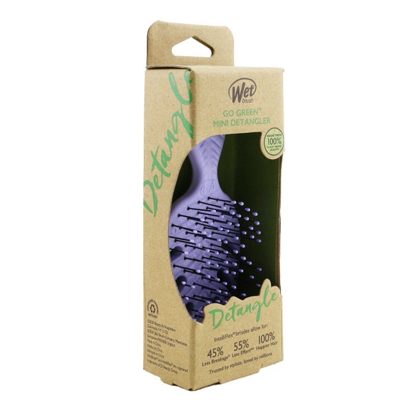 Wet Brush Go Green Mini Detangler - # Purple 1pc Carousel 2