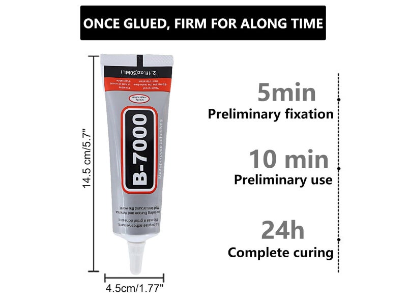 50ML Multi-Purpose Adhesive Glue B-7000, Ideal for Phone Table Repair Carousel 2