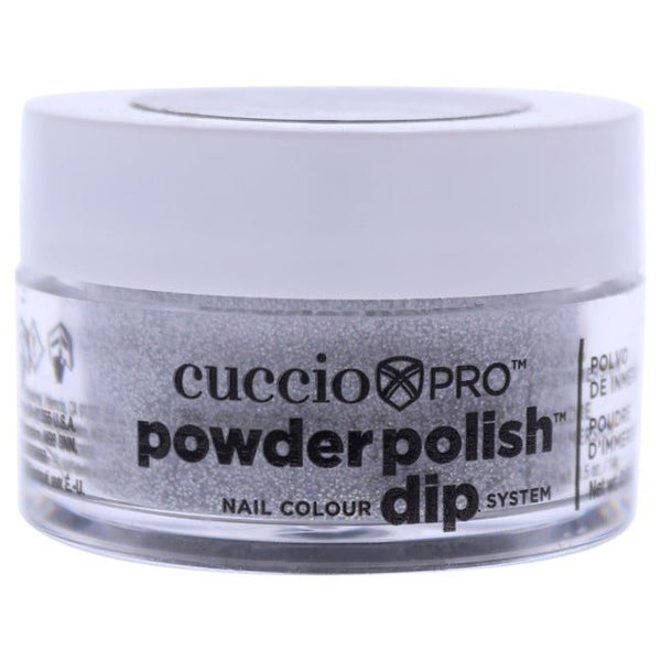 Cuccio Pro Powder Polish Nail Colour Dip System - Silver with Rainbow Mica by... Carousel 1