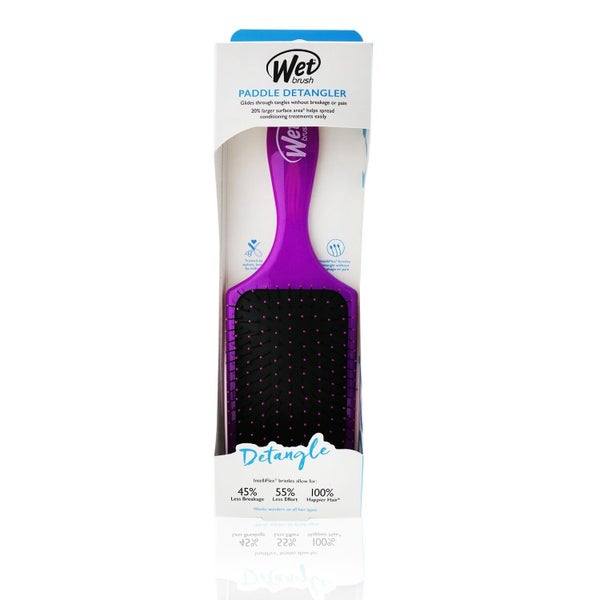 Wet Brush Paddle Detangler - # Purple 1pc Carousel 1